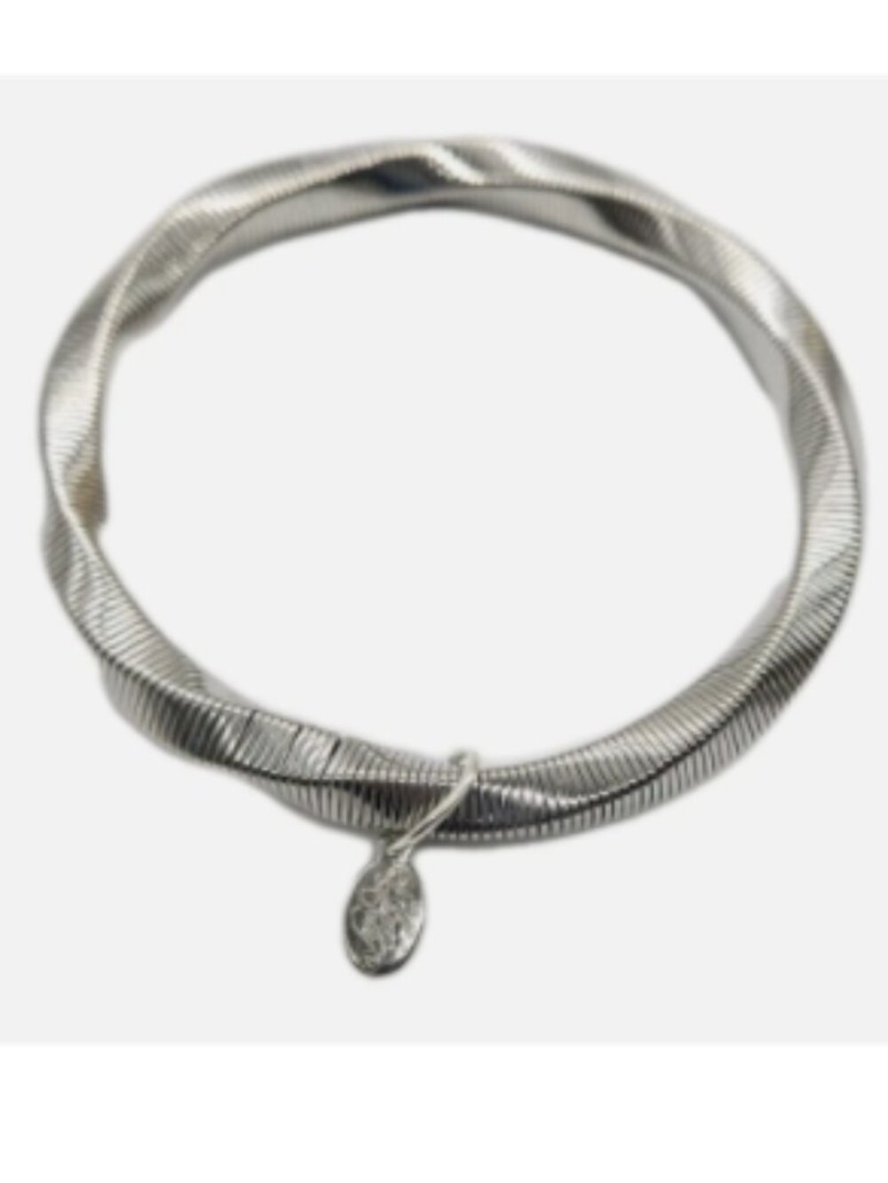 Kirks Folly Stretch Bracelet Silver tone Twist One Size Fits Most OSFM